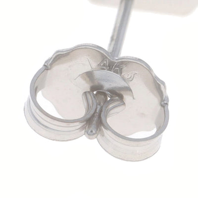 1.62ctw Sapphire and Diamond Earrings White Gold