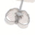 1.62ctw Sapphire and Diamond Earrings White Gold