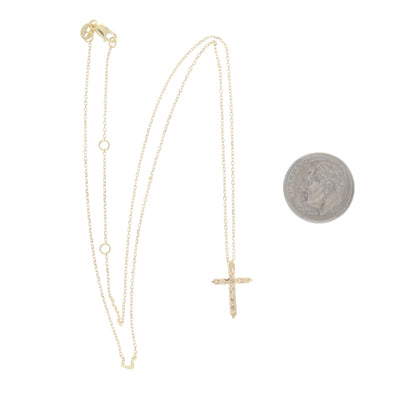 .25ctw Diamond Pendant Necklace Yellow Gold