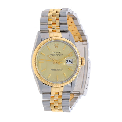 Rolex Perpetual Datejust Men's Watch 16013 Stainless Steel Automatic