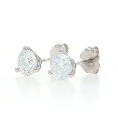 1.80ctw Diamond Earrings White Gold