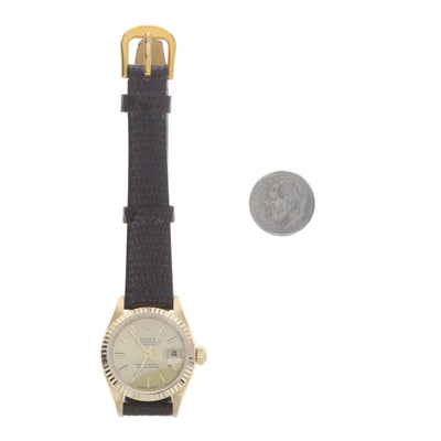 Rolex Lady Datejust President Women's Watch 69178 Yellow Gold Automatic