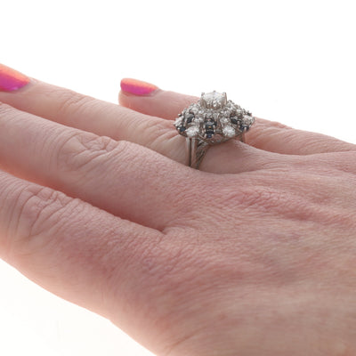 2.72ctw Diamond and Diamond Ring White Gold
