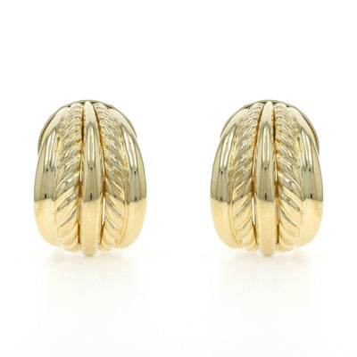 David Yurman Earrings Yellow Gold