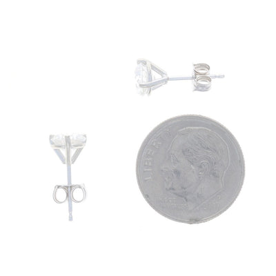 1.45ctw Diamond Earrings White Gold