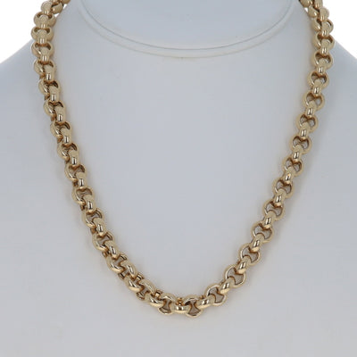 Rolo Chain Necklace Yellow Gold