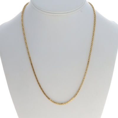 Byzantine Chain Necklace Yellow Gold