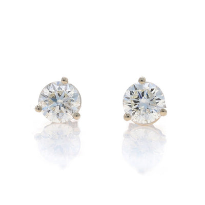 1.48ctw Diamond Earrings White Gold