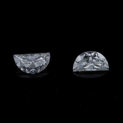 .62ctw Loose Diamond Half Moon Diamond GIA