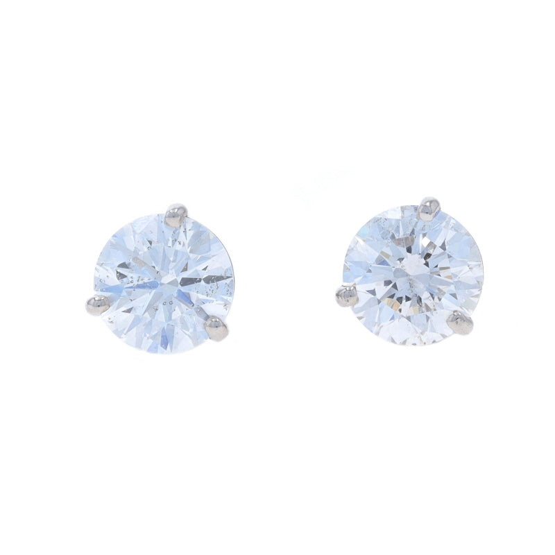 2.85ctw Diamond Earrings White Gold