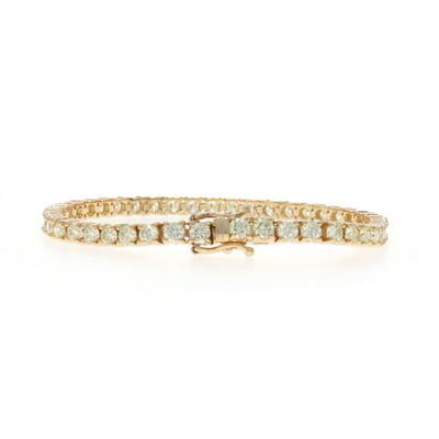 9.00ctw Diamond Bracelet Yellow Gold