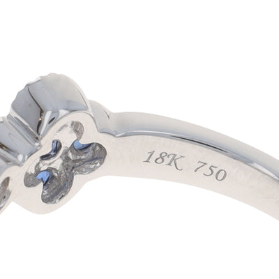 1.35ctw Sapphire Band White Gold