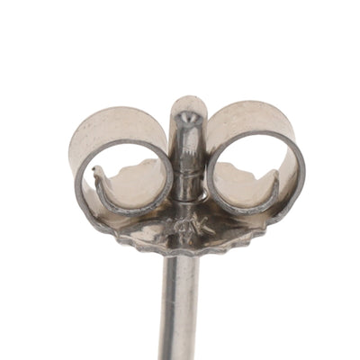 .94ctw Emerald and Diamond Earrings White Gold