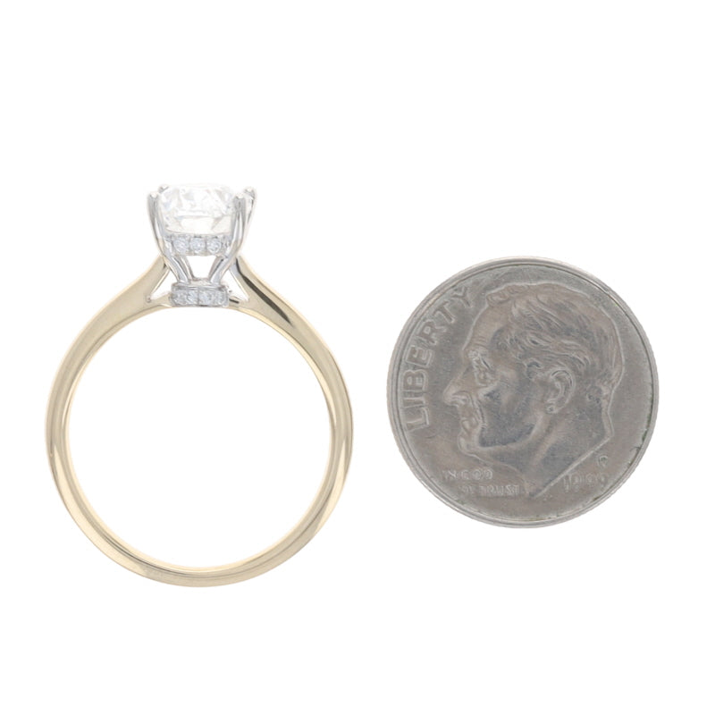 1.78ct Diamond and Diamond Ring Yellow Gold