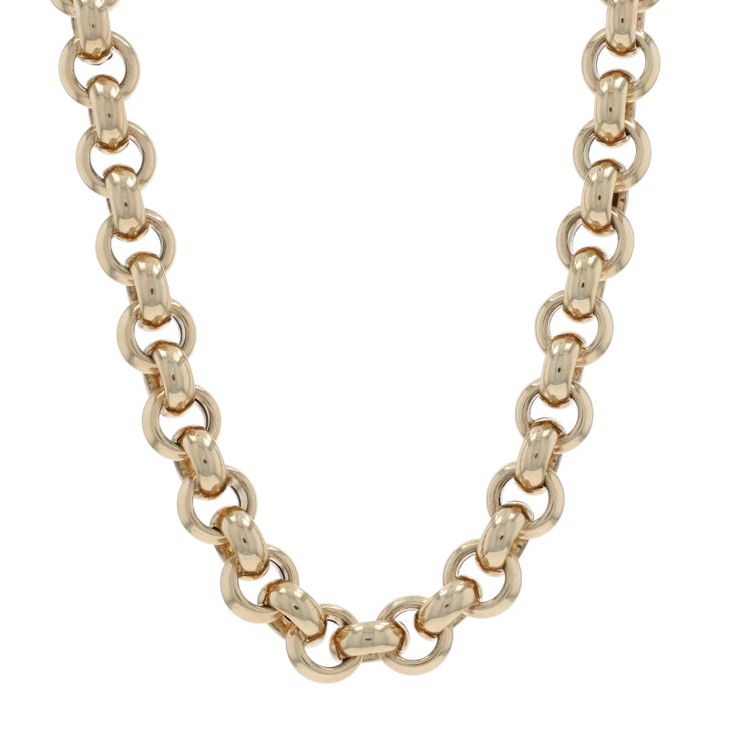 Rolo Chain Necklace Yellow Gold