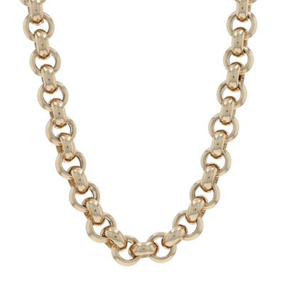 Rolo Chain Necklace Yellow Gold