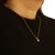 Cultured Pearl and Diamond Pendant Necklace Yellow Gold
