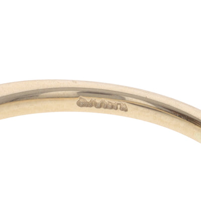 Diamond Band Yellow Gold