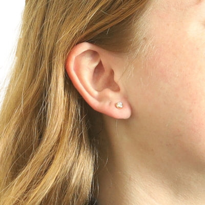 Diamond Women's Earrings Yellow Gold