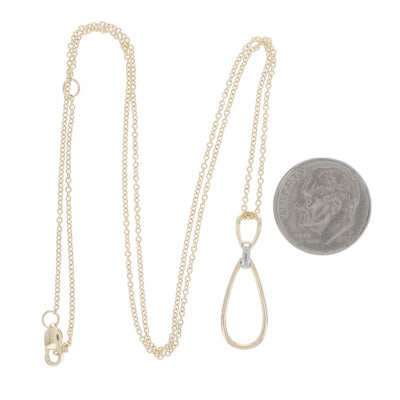 Diamond Pendant Necklace Yellow Gold