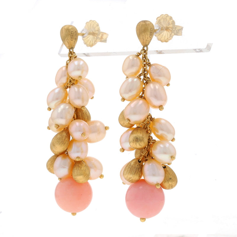 Marco Bicego Acapulco Opal and Cultured Pearl Earrings Yellow Gold