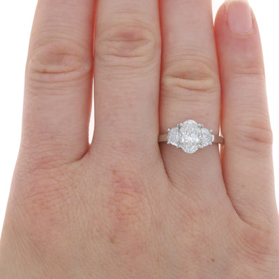 Diamond and Diamond Women's Ring Platinum