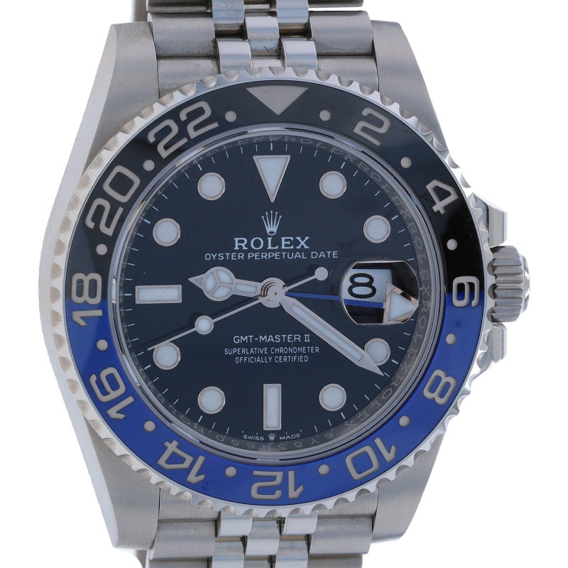 Rolex "Batgirl" GMT-Master II Men's Watch 126710BLNR Stainless Steel Automatic