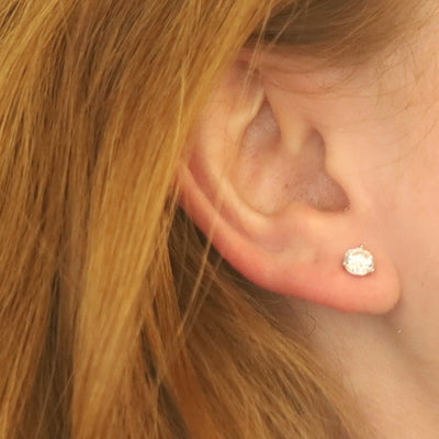 1.45ctw Diamond Earrings White Gold