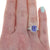 3.51ctw Tanzanite and Diamond Ring White Gold