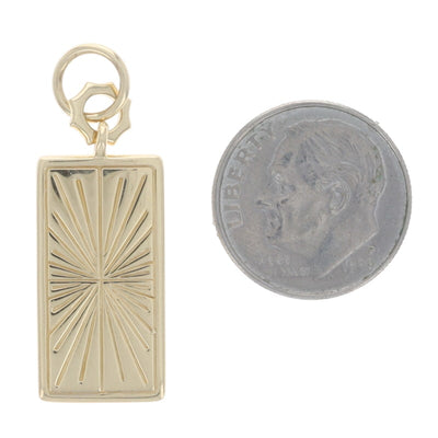 Monica Rich Kosann .12ctw Diamond Women's Pendant Yellow Gold