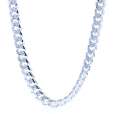 Men's Curb Chain Necklace Sterling Silver
