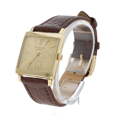 Patek Philippe Tank Calatrava Ladies Watch 3406 Yellow Gold