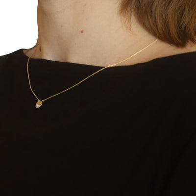 Diamond Pendant Necklace Yellow Gold