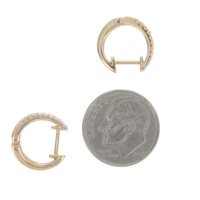 .50ctw Diamond Women's Earrings Yellow Gold