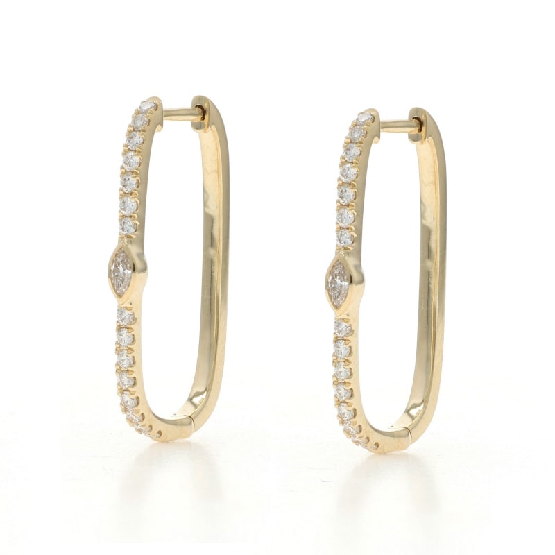 .35ctw Diamond Women's Earrings Yellow Gold