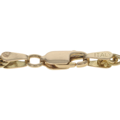 Wheat Chain Necklace Yellow Gold