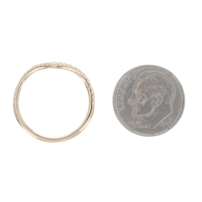 Diamond Band Yellow Gold