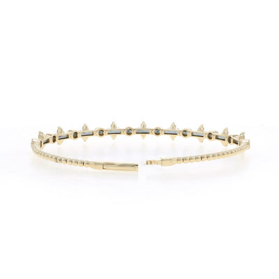 1.66ctw Diamond Women's Bracelet Yellow Gold