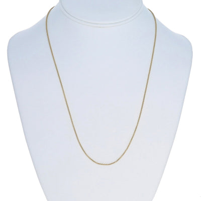 Popcorn Chain Necklace Yellow Gold
