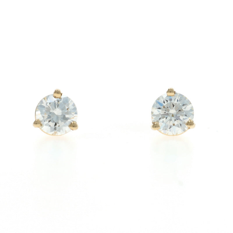 .86ctw Diamond Earrings Yellow Gold