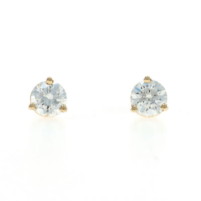 .86ctw Diamond Earrings Yellow Gold