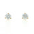 .86ctw Diamond Earrings Yellow Gold