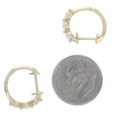 .88ctw Diamond Women's Earrings Yellow Gold