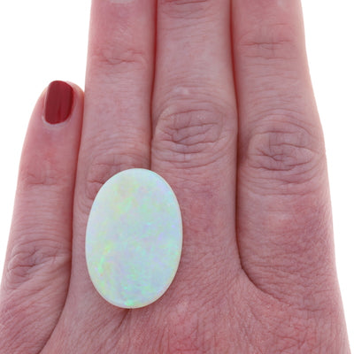 Loose Opal Oval Cabochon Opal GIA
