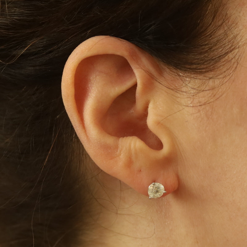 1.82ctw Diamond Earrings White Gold