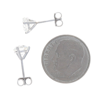 1.40ctw Diamond Earrings White Gold