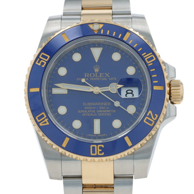 Rolex Submariner Bluesy Men's Watch 116613 Stainless Steel Automatic