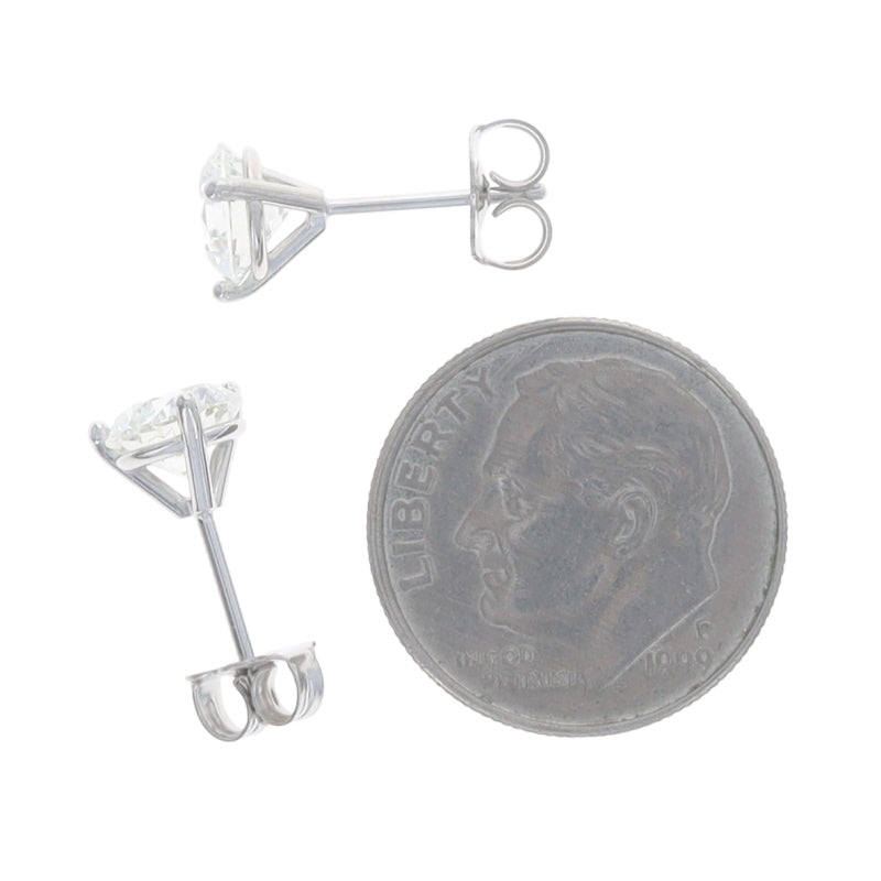 1.80ctw Diamond Earrings White Gold