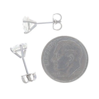 1.80ctw Diamond Earrings White Gold