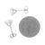 1.80ctw Diamond Earrings White Gold
